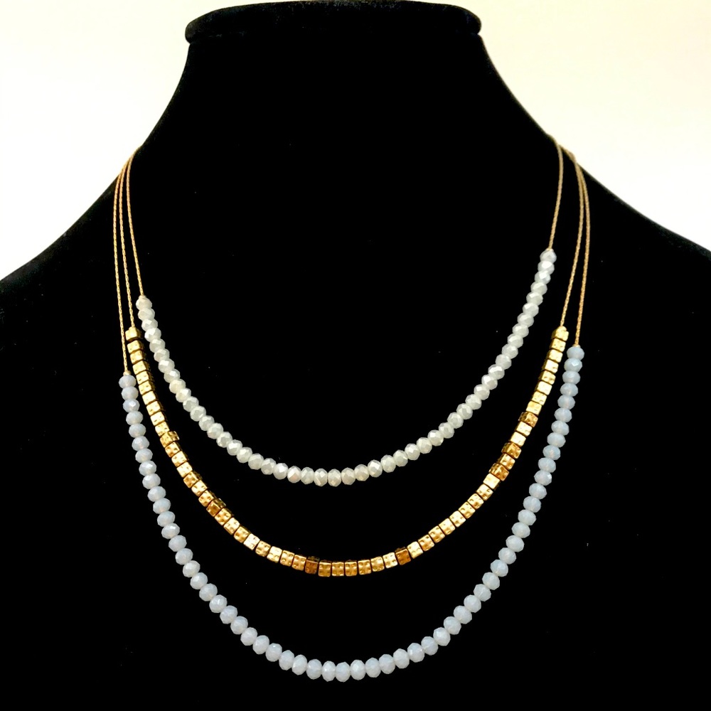 Gold Cubes Necklace